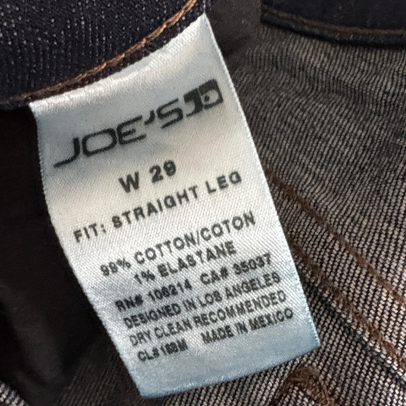 Joe's Jeans Dark Blue Women's Straight Leg Jeans - Picture 2 of 3